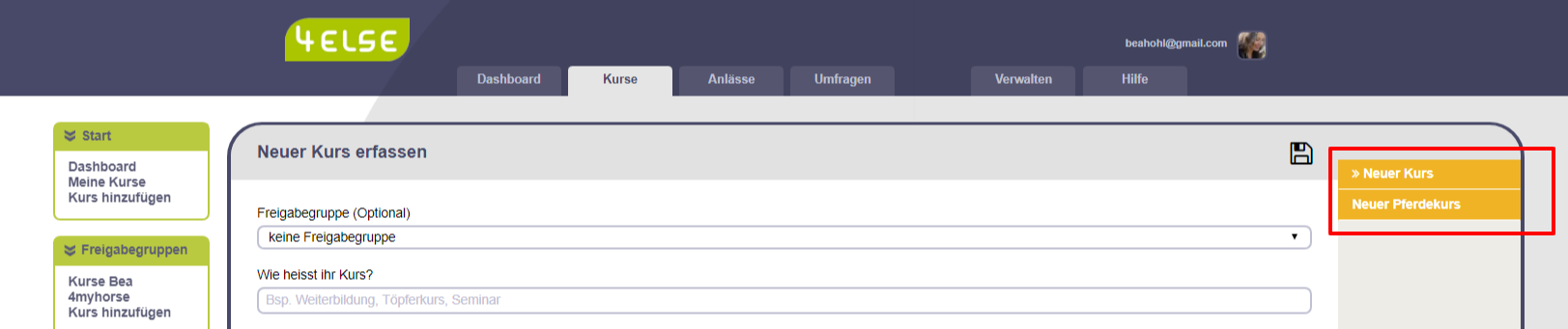pferdekurs Einstieg